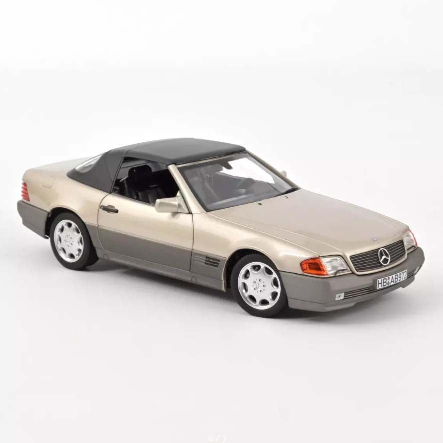 Mercedes-Benz 500 SL 1989 Smoke Silver 1:18 - 65570