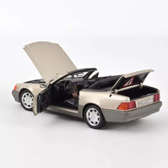 Mercedes-Benz 500 SL 1989 Smoke Silver 1:18 - 65571
