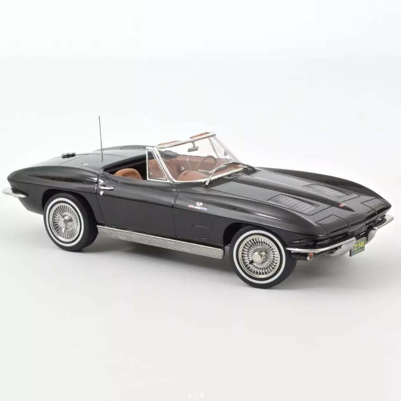 Chevrolet Corvette Sting Ray Cabriolet 1963 Black 1:18 - 65578