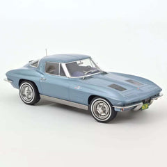 Chevrolet Corvette Sting Ray 1963 Light Blue Metallic 1:18 - 65597