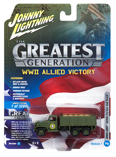 GMC CCKW 2½ ton 6x6 TK World War II 1:64 Collection 3/6 - 6560