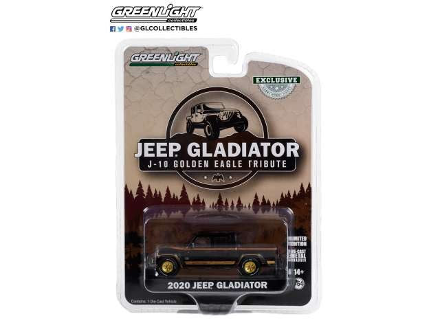 Jeep Gladiator "J-10 Golden Eagle Tribute" Brown 1:64 - 65625