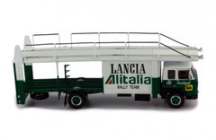 FIAT 673 Racing Transporter 1976 Lancia Alitalia White 1:43 - 65786
