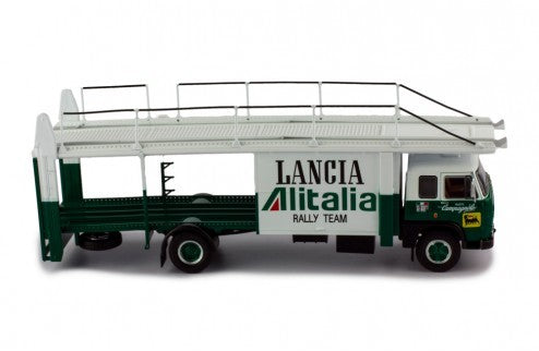 FIAT 673 Racing Transporter 1976 Lancia Alitalia White 1:43 - 65786