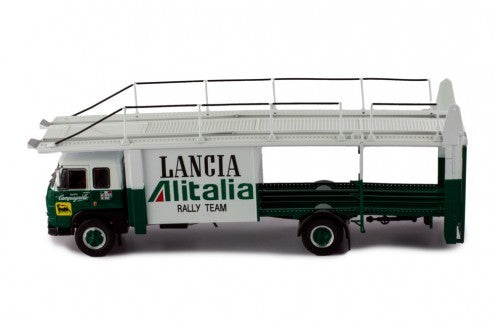 FIAT 673 Racing Transporter 1976 Lancia Alitalia White 1:43 - 65790