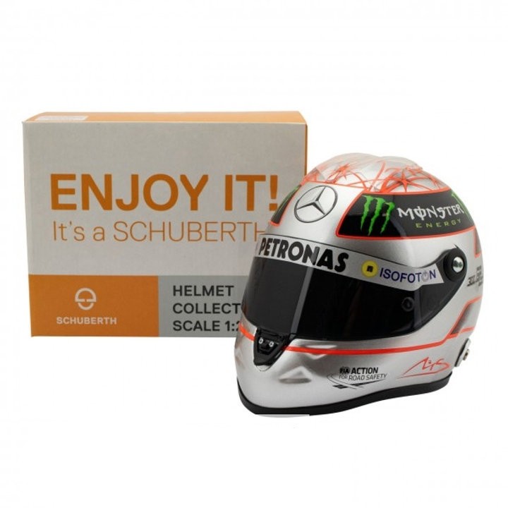 Michael Schumacher Casco Schuberth 300th GP 2012 Spa Franchorchamps 2012 GP Belgio Amg Mercedes Petronas 1:2 - 65971