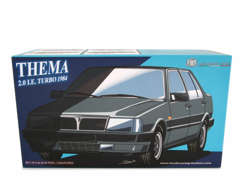 Lancia Thema 2.0 i.e. Turbo 1984 Grigio Metallizzato 1:18 - 66198