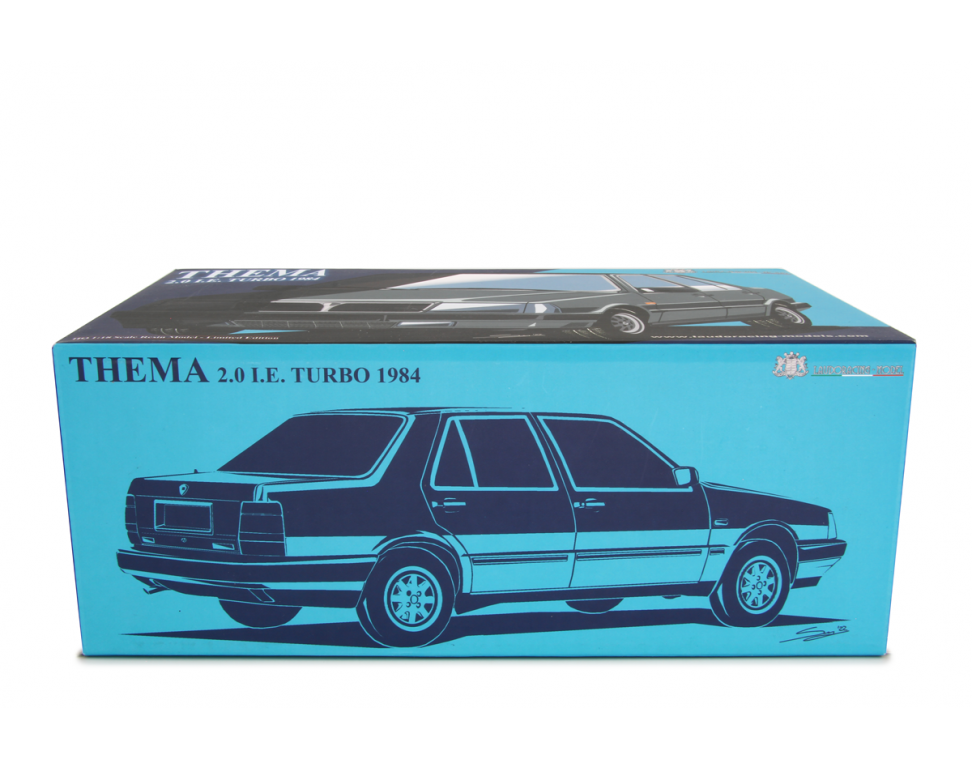 Lancia Thema 2.0 i.e. Turbo 1984 Grigio Metallizzato 1:18 - 66199