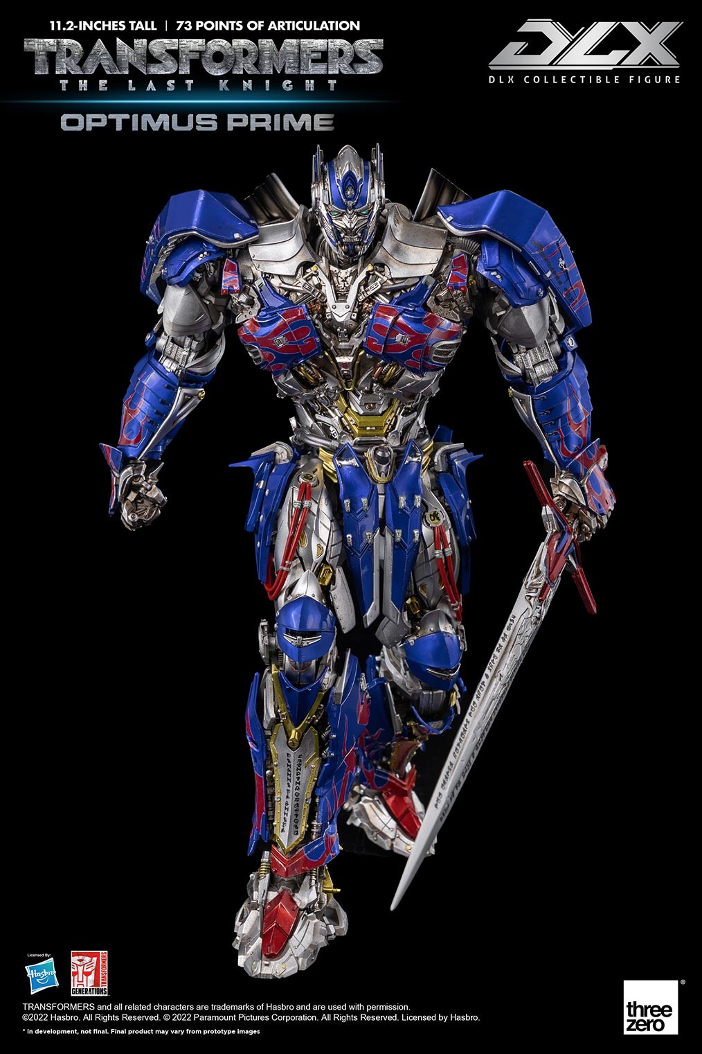 Optimus Prime Transformers The Last Knight Premium Scale Threezero AF - 66294