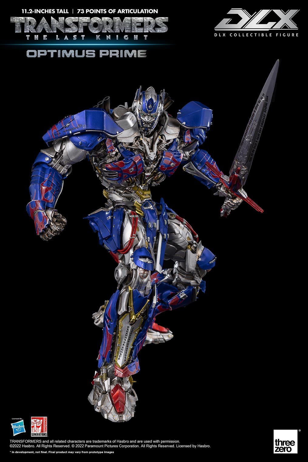 Optimus Prime Transformers The Last Knight Premium Scale Threezero AF - 66295