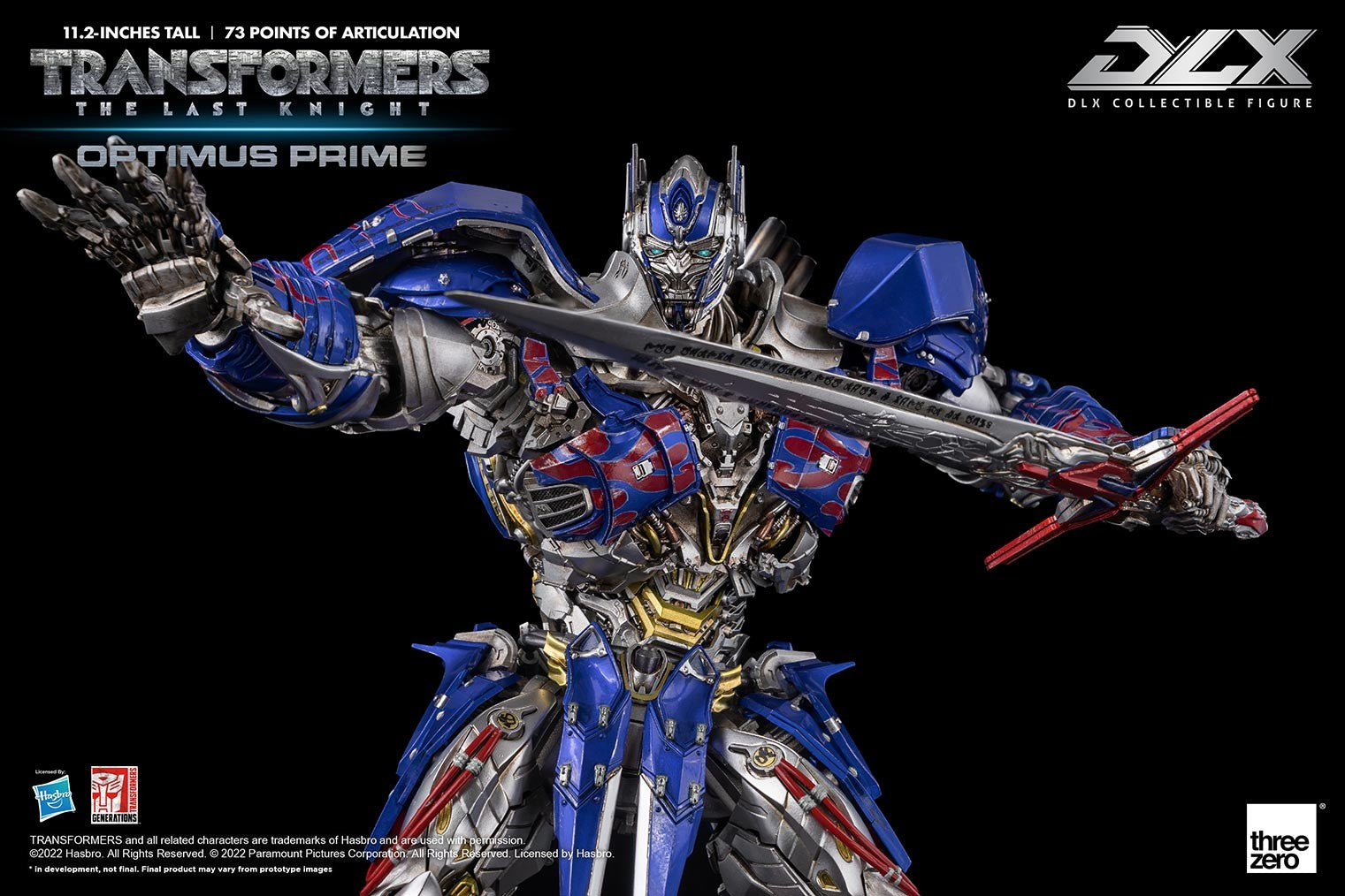 Optimus Prime Transformers The Last Knight Premium Scale Threezero AF - 66305