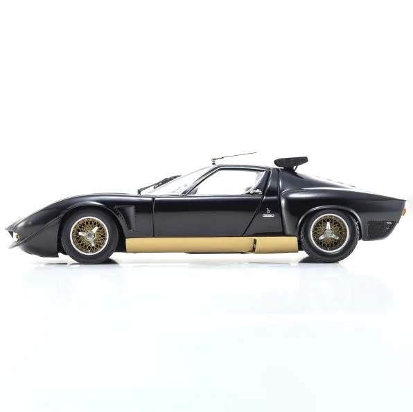 Lamborghini Miura SVR 1970 Black - Gold 1:18 - 66438