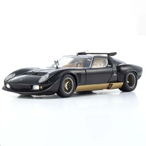 Lamborghini Miura SVR 1970 Black - Gold 1:18 - 66441