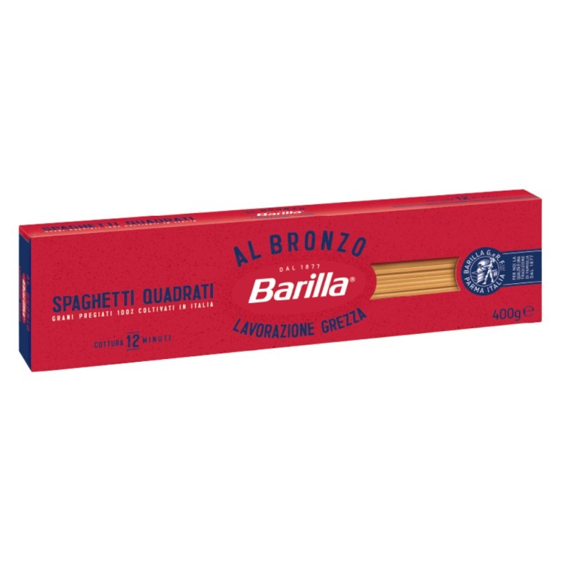 Spaghetti Quadrati Barilla al Bronzo 400gr - 66453
