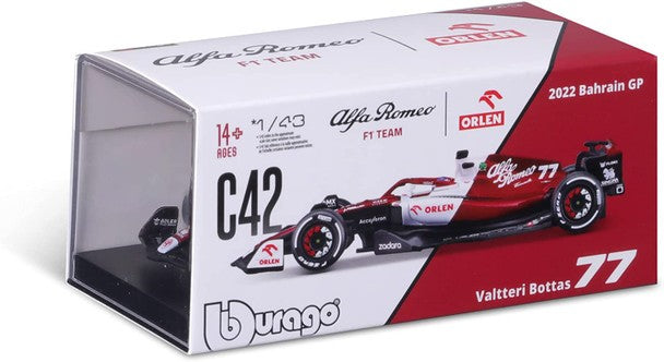 Alfa Romeo F1 Team Orlen C42 Bahrain GP 2022  Valtteri Bottas 1:43 - 66541
