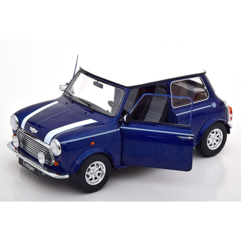 Mini Cooper 1992 LHD Blue Metallic - White 1:12 - 66581