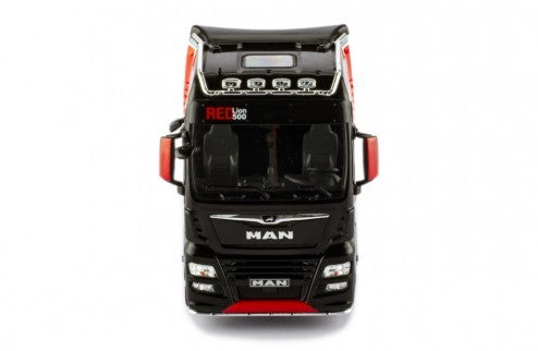 Man TGX XXL 2018 D38 500 Black Red Lion 1:43 - 66636