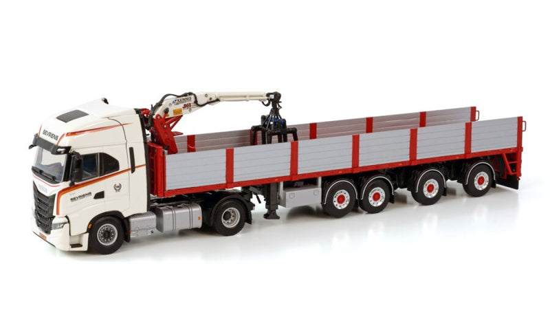 Iveco S-Way AS High 4x2 "Sevriens " brick trailer 1:50 - 67085