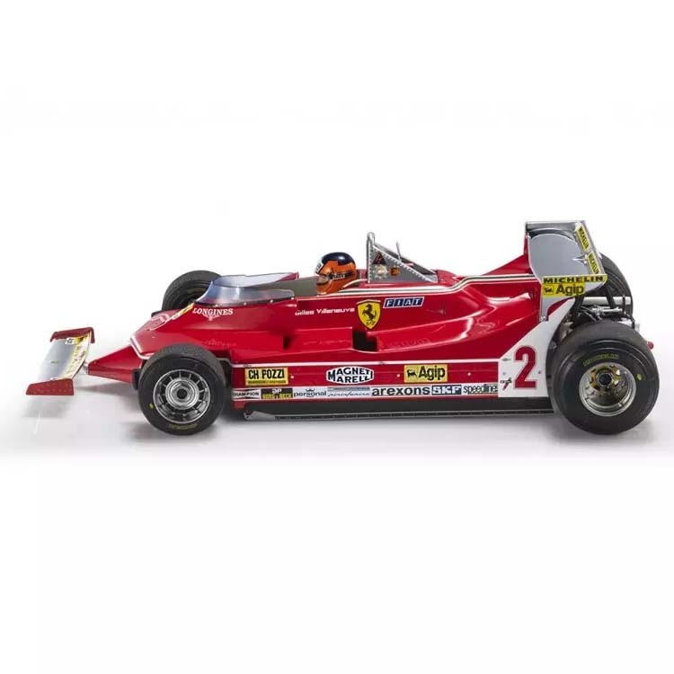 Ferrari 312 T5 5th Monaco GP 1980 with pilot figure Gilles Villeneuve 1:18 - 67135