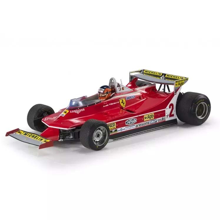 Ferrari 312 T5 5th Monaco GP 1980 with pilot figure Gilles Villeneuve 1:18 - 67136