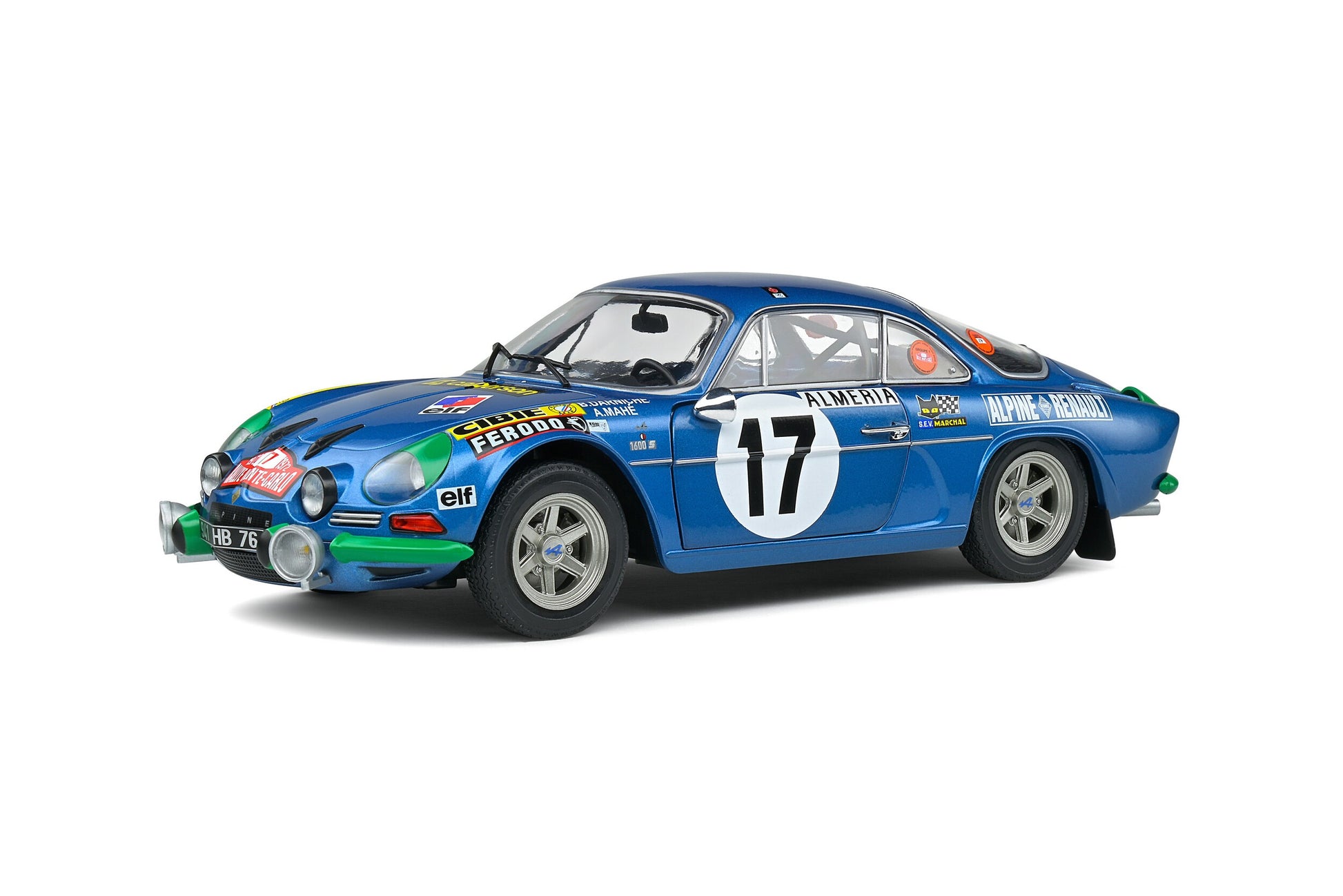 Alpine-Renault A110 1600S Rallye Monte Carlo 1972 Bernard Darniche, Alain Mahé 1:18 - 67461