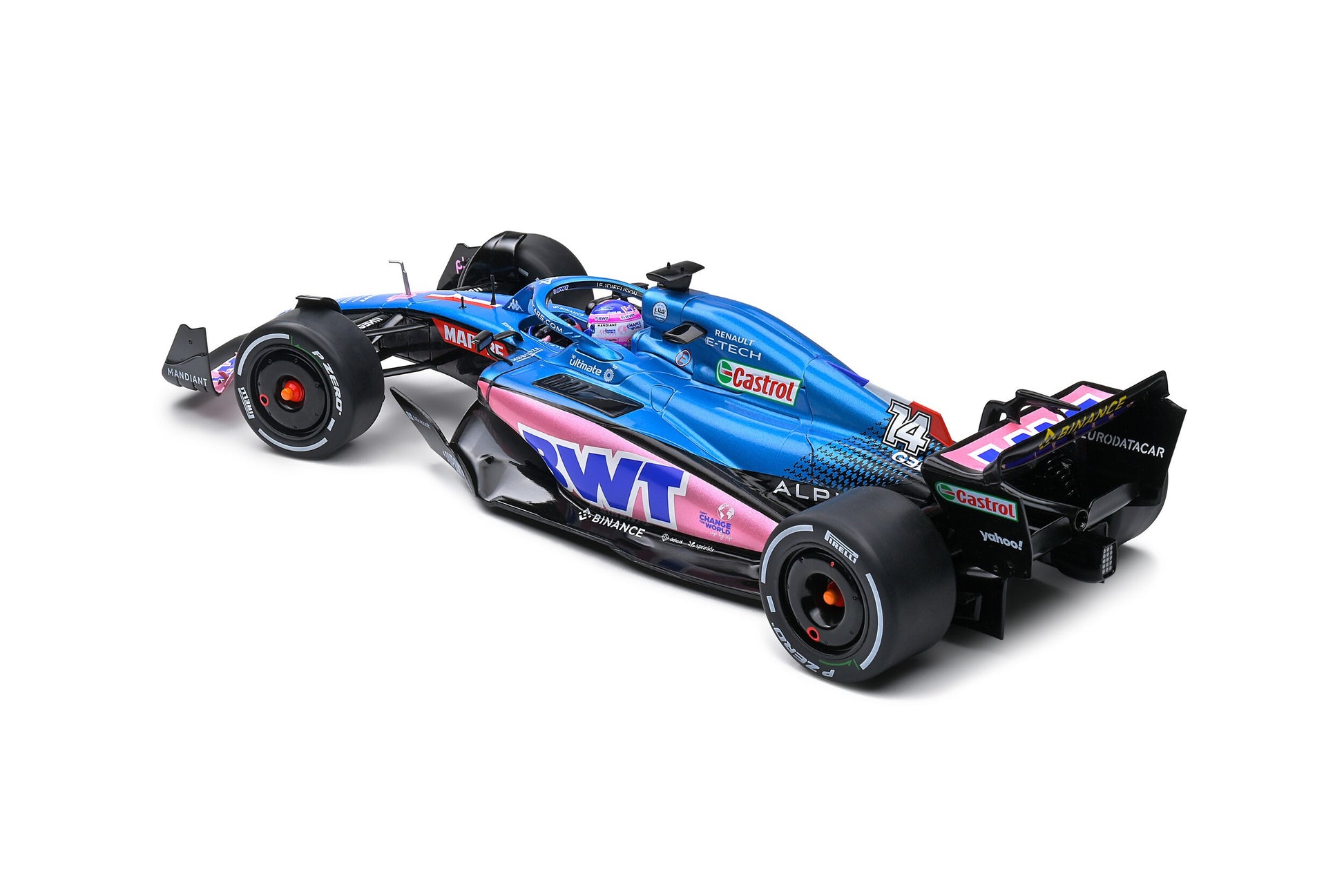 Alpine A522 BWT F1 Team 7th Monaco GP 2022 Fernando Alonso 1:18 - 67528