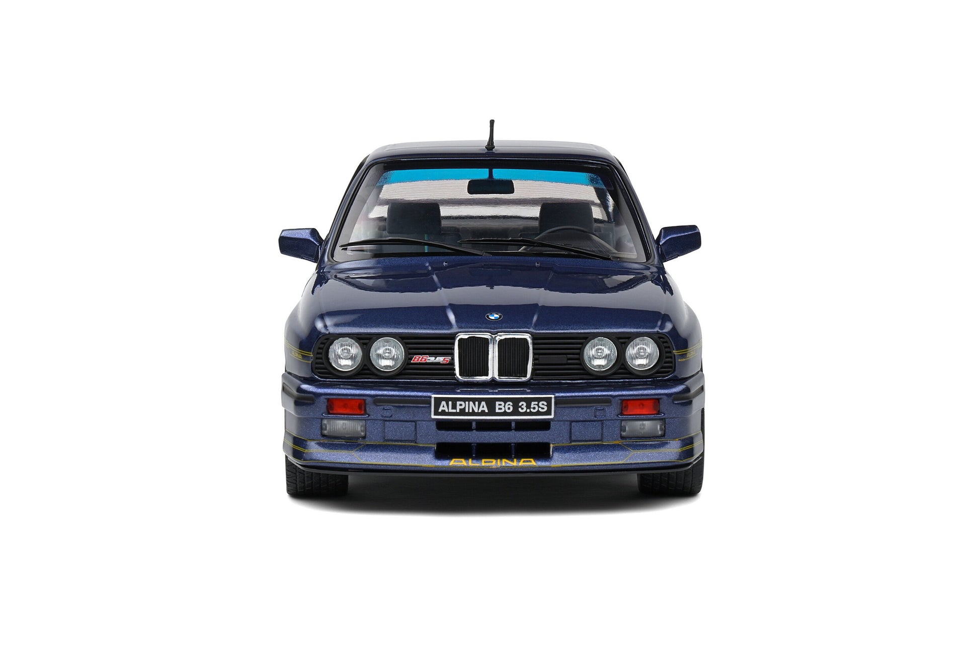 BMW Alpina B6 3.5S 1990 Mauritius blue 1:18 - 67652