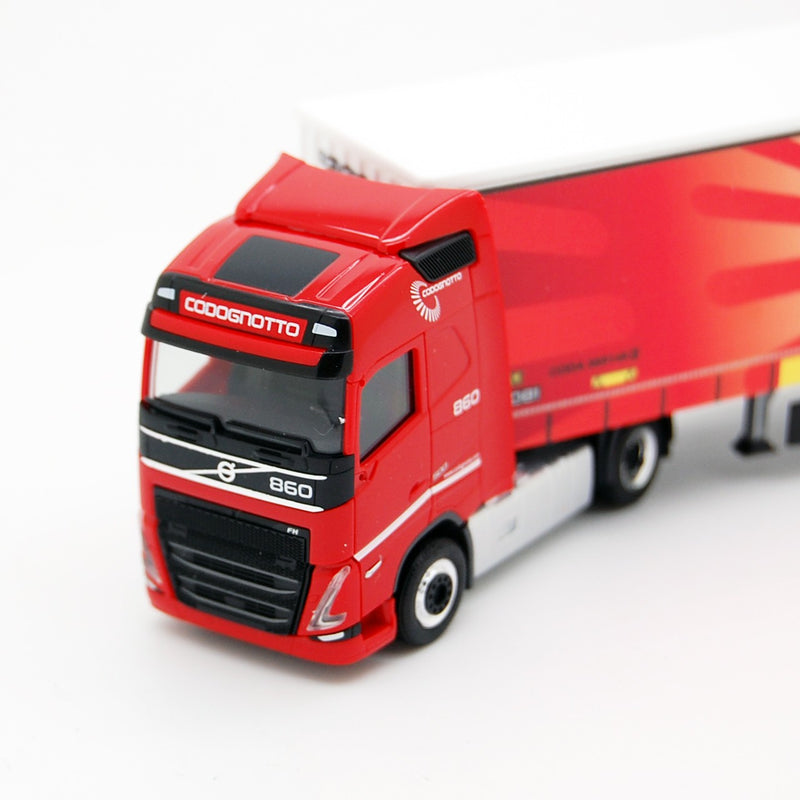 Volvo FH4 500 Truck Telonato "Codognotto Logistics & Transports" 2020 White 1:87 - 68223