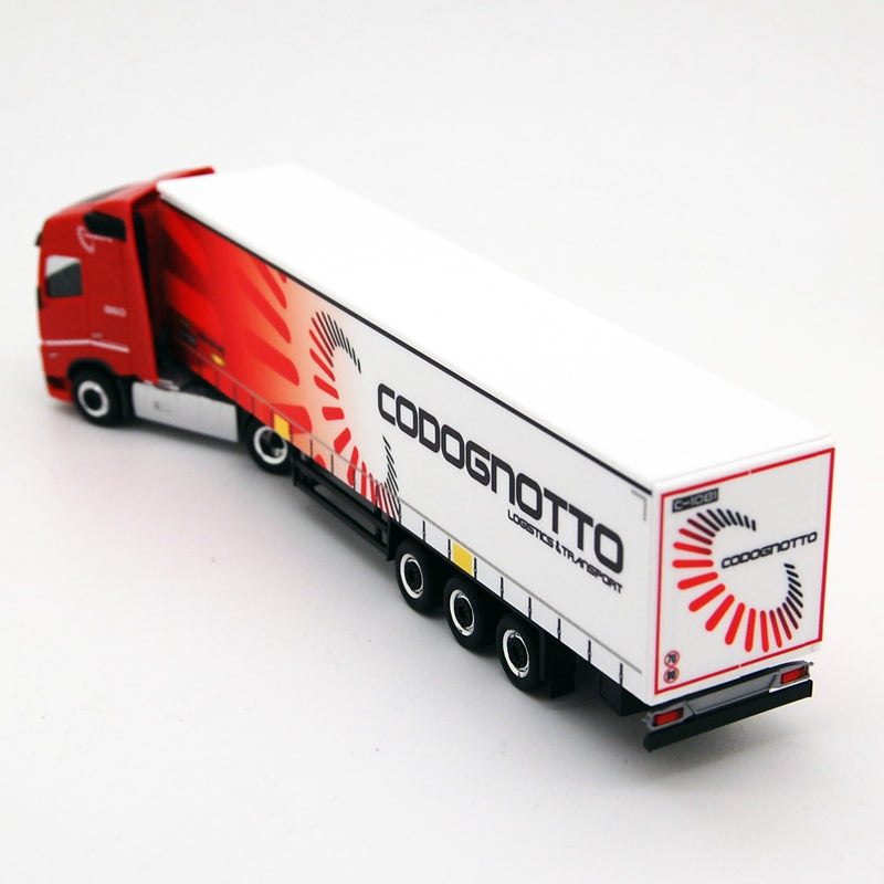 Volvo FH4 500 Truck Telonato "Codognotto Logistics & Transports" 2020 White 1:87 - 68225