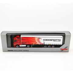 Volvo FH4 500 Truck Telonato "Codognotto Logistics & Transports" 2020 White 1:87 - 68226