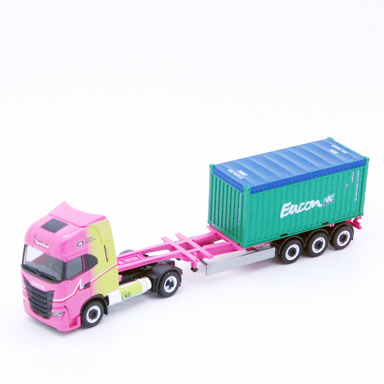 Iveco S-Way LNG "Hannibal" 2020 container Eucon 1:87 - 68232