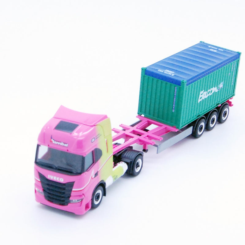 Iveco S-Way LNG "Hannibal" 2020 container Eucon 1:87 - 68235