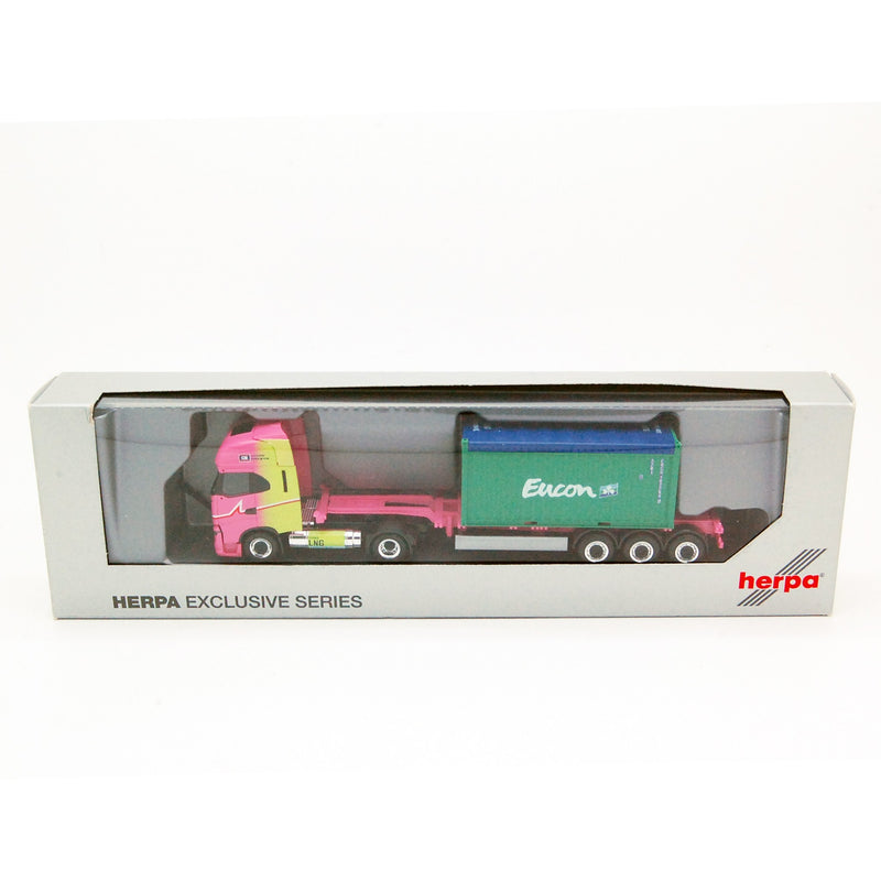 Iveco S-Way LNG "Hannibal" 2020 container Eucon 1:87 - 68237