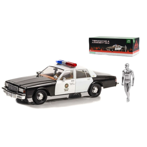 Chevrolet Caprice Police 1987 Terminator 2 con T-1000 Android Terminator 1:18 - 68716