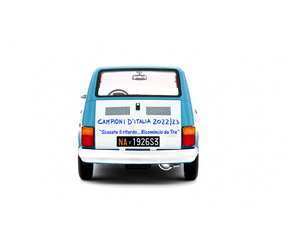 Fiat 126 Personal Forza Napoli 3° Scudetto Azzurro - Bianco 1:18 - 68791