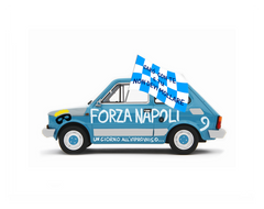 Fiat 126 Personal Forza Napoli 3° Scudetto Azzurro - Bianco 1:18 - 68793