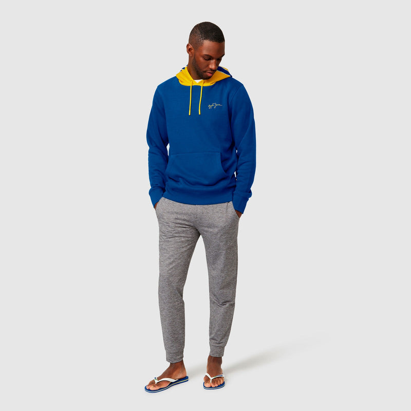 Ayrton Senna Stripe Hoodie Felpa - 68838