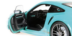Porsche 911 (992) Turbo S Coupé Sport Design Paket 2021 Light Green 1:18 - 69509