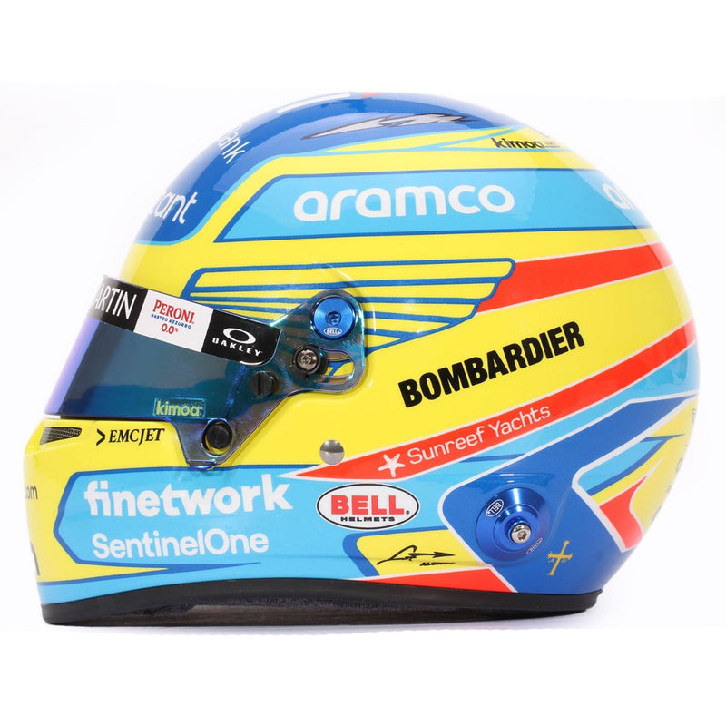 Fernando Alonso Aston Martin F1 2023 Bell Mini Helmet 1:2 - 69559