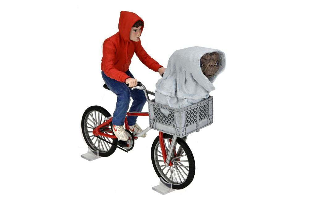 E.T. 40th Ann Elliot&E.T. On Bicycle Af 17cm-h - 69576