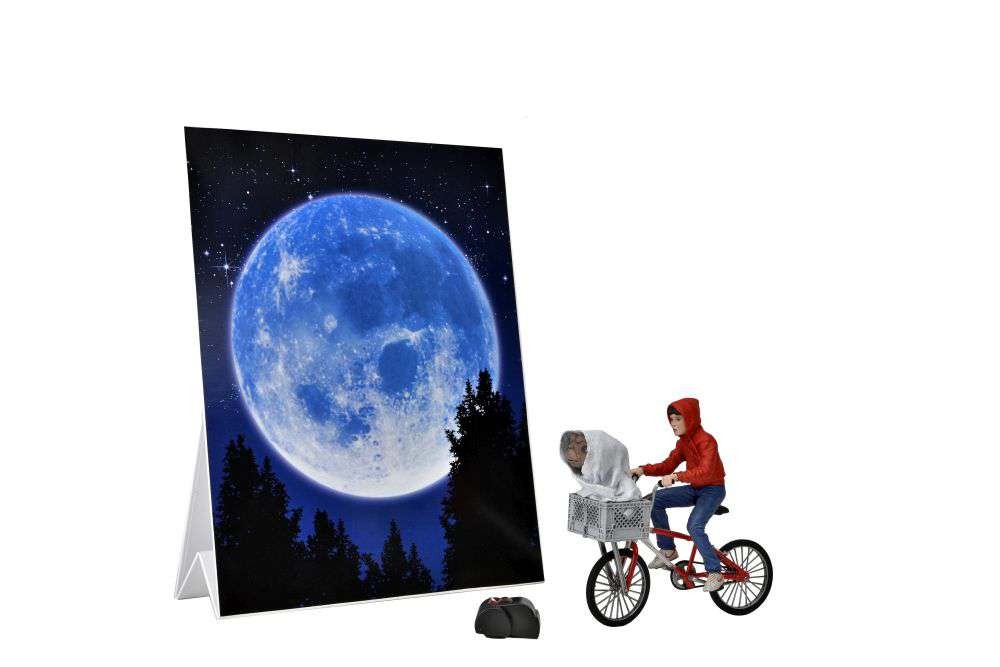 E.T. 40th Ann Elliot&E.T. On Bicycle Af 17cm-h - 69579