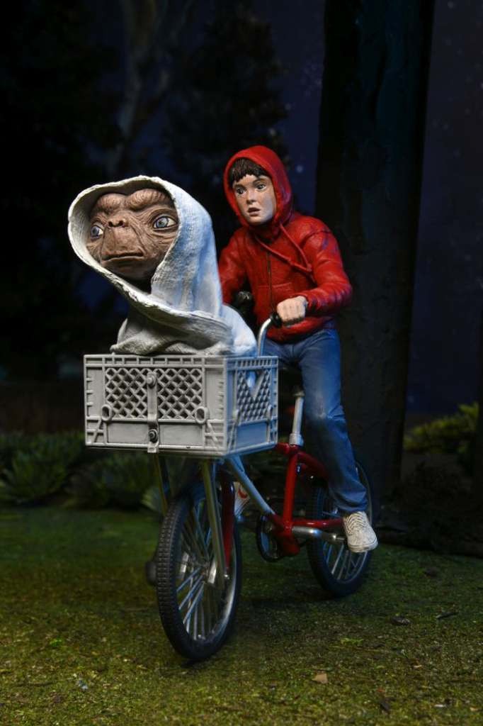 E.T. 40th Ann Elliot&E.T. On Bicycle Af 17cm-h - 69580