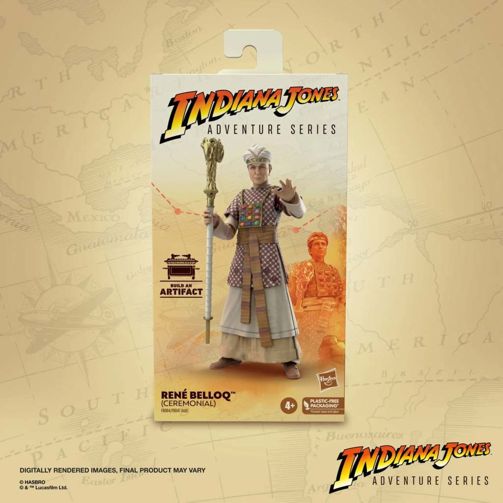 René Belloq Ceremonial "Raiders Of The Lost Ark" Indiana Jones Adventure Series Actionfigure 15 Cm-h - 69605