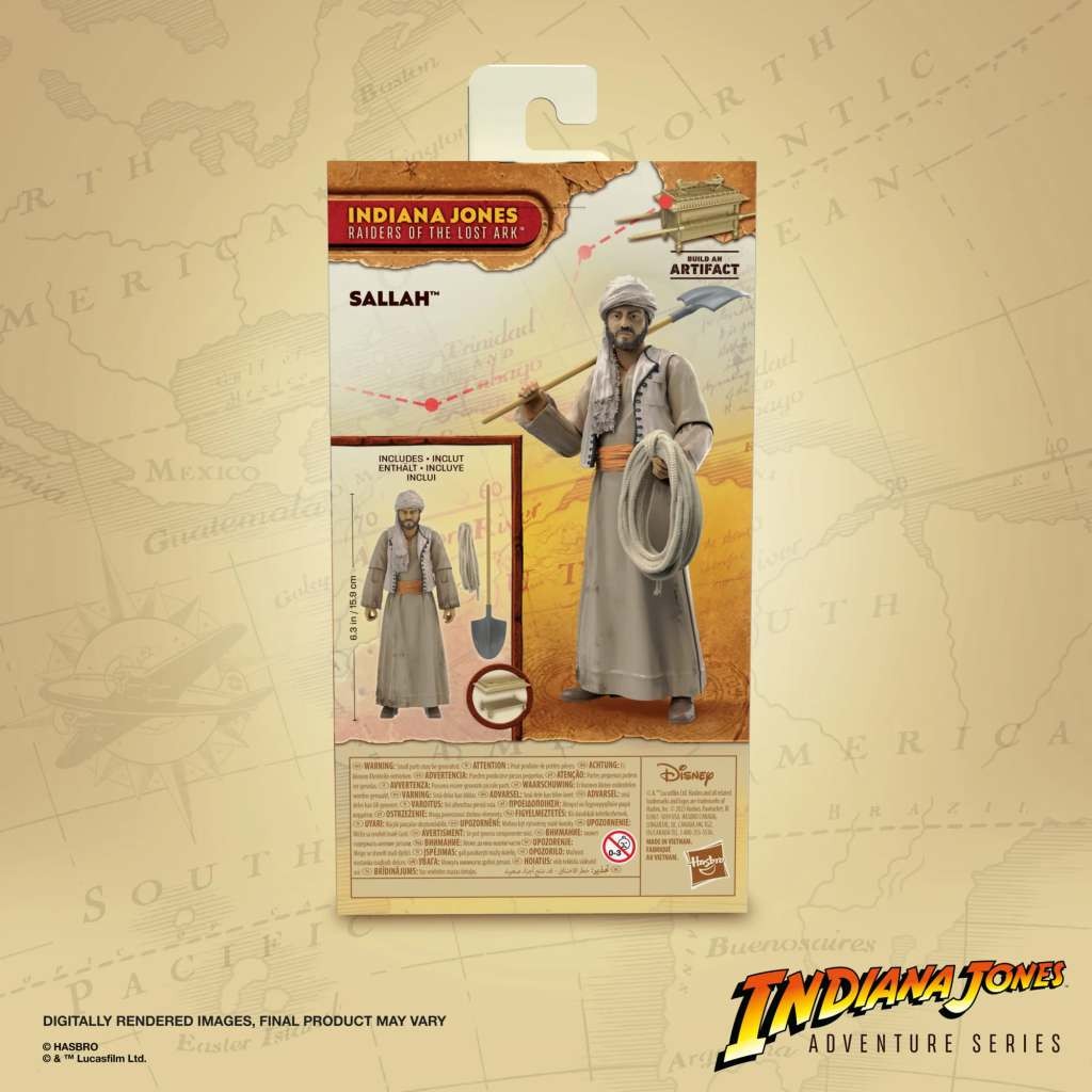 Sallah Indiana Jones "Raiders Of The Lost Ark" Action Figure 15cm-h - 69612