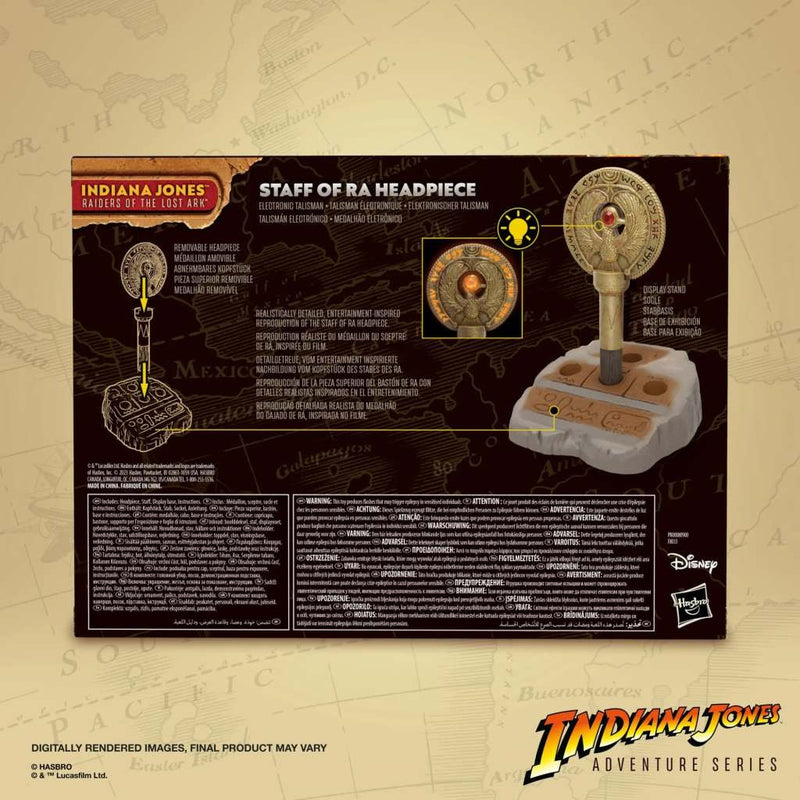 Indiana Jones Adventure Series Replica "Copricapo e Asta di Ra" - 69619