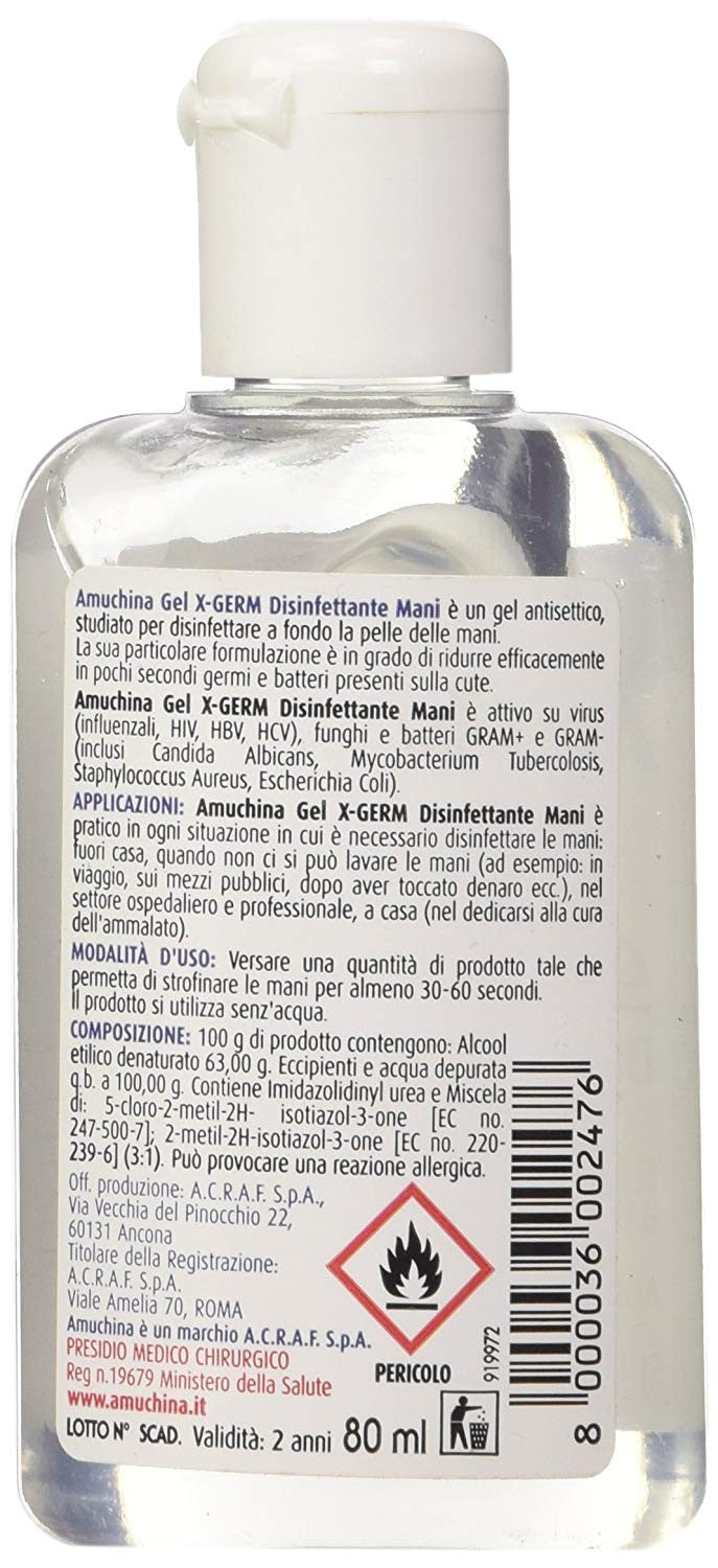 Amuchina Gel X-Germ Disinfettante Mani 80ml - 6967