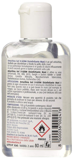 Amuchina Gel X-Germ Disinfettante Mani 80ml - 6967