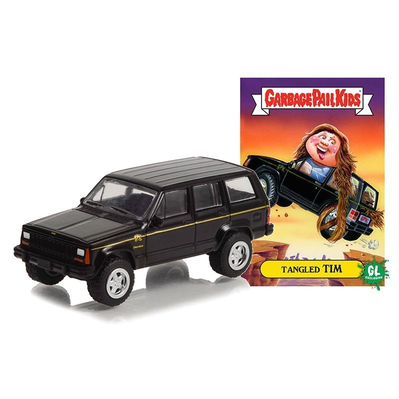 Jeep Cherokee 1993 "Garbage Pail Kids" Black 1:64 - 69715