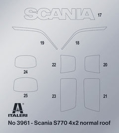 Scania S770 4x2 Normal Roof kit 1:24 - 69734