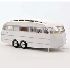 Peugeot 404 1965 Brun métallisé with Caravan Hénon 1:18 - 69794